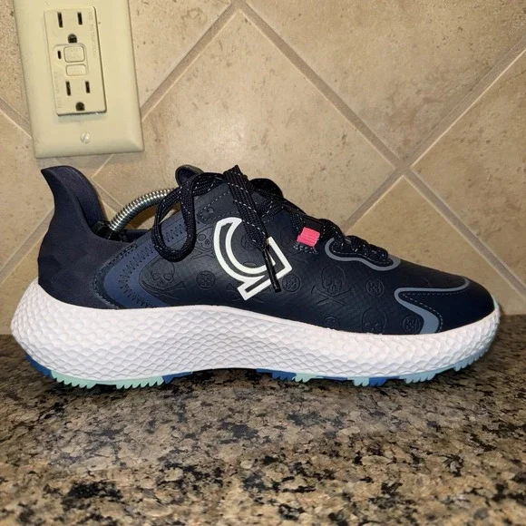 NWT GFORE MG4X2 Debossed Hybrid Golf Cross Trainer Skulls Womens 9 Twilight Blue - Picture 6 of 11